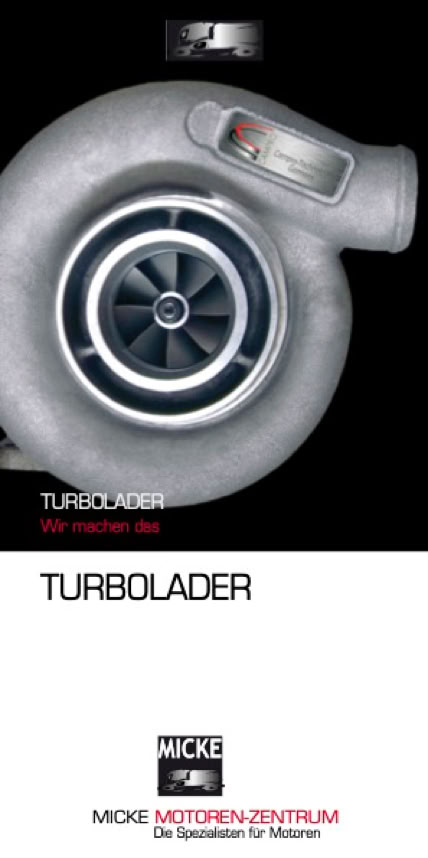 Das Micke Motorenzentrum verfügt über jahrzehntelange Erfahrung in der Motoreninstandsetzung und der damit verbundenen Turbotechnik. Die intensive Zusammenarbeit mit Herstellern und Lieferanten fließt ein in den Produktbereich Turbolader; abgestimmt für die jeweilige Anforderung in Pkw, Transporter, NKW, Busse, Gasmotoren und stationäre Anlagen. 